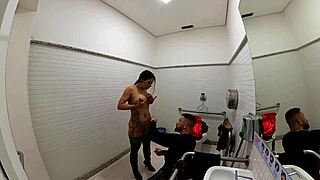 Hey, wanna see Jade cosplay banging in bathroom this Halloween?