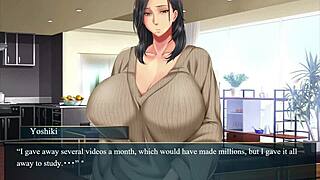 Hey, wanna join me in the changeroom with this hot MILF from Kanojo no Okaa-san Ep4?