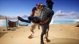 Wild sex in the animal kingdom: a tiger seduces a lizard