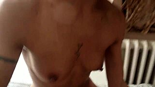 Friends Squirting in Gay FFM Threesome Blowjob.