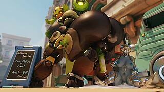 Big 3d overwatch orisa compilation