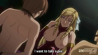 Double penetration for pregnant hentai MILF is a must-see