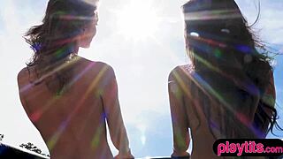 hey, ready for interracial lesbian cappucino with two teenies?