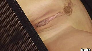 wankz olga gives rough blowjob in fishnets with big tits