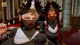 exploring the harem hotel in episode 385 of this engaging game series