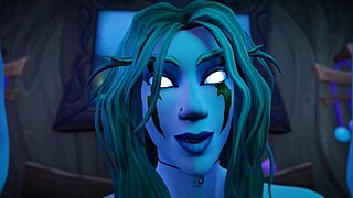 i'm riding my night elf in romantic cowgirl sex with intense orgasm