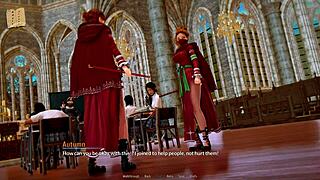 exploring the harem hotel in episode 385 of this engaging game series