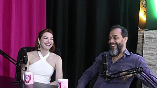 Blonde Brazilian Bisexual Therapists in Lingerie with Luxury Client - Reh Queen Sheer Red!