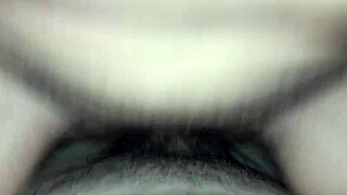 Delícia sits deeply on the big dick until the hilt, then milks it with her mouth thoroughly.