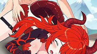 Chronicles Of Delight: Nun In Hentai Threesome Blowjob And Pussy Action