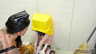 Feet and Ass Worship Turns Into Extreme Punishment. Teen Faces Hardcore BDSM in Fetish XXX Scene.