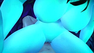 i'm riding my night elf in romantic cowgirl sex with intense orgasm