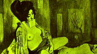 vintage drawings come to life with retro hentai vibes in this wild comic tale.