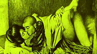 vintage drawings come to life with retro hentai vibes in this wild comic tale.