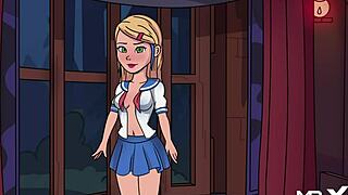 camp pinewood episode 1 30 where all costumes reveal hentai blowjobs and big ass action