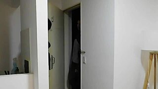 This is an animated video of a cute anime whore who enjoys anal play and facials