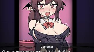 Corporate succubus part 2 fingering game masturbation anime.