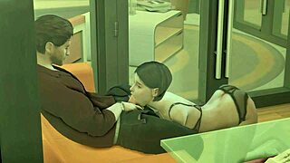 Feeling wild with 3D hentai CEO in office sex preview