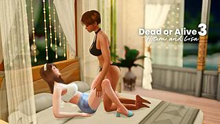 i luv dis dead or alive 3 3d hentai preview, its so hawt!