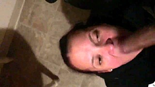 Cumshot in the eyes and deepthroat choking compilation