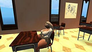 Quantum Lust Ep 2: Teacher Instructs Hardcore Tit Fucking and Orgasm