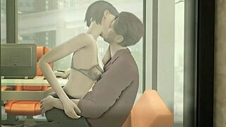 Feeling wild with 3D hentai CEO in office sex preview