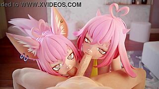 Wow! Anime Sluts Sucking Your Cock Hard!