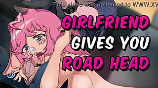 let me suck your cock while you drive, asmr style.