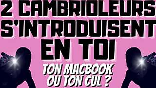 Two Burglars Dominate In Double Penetration