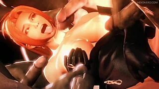 A compilation of facial shots with cum from big dicks in anime and hentai