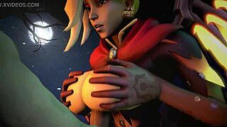 i-i saw this overwatch compilation with anime hentai scenes