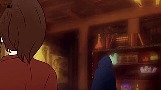 Fake tarot forces girl to fuck charlatan magician! Hentai 2D!