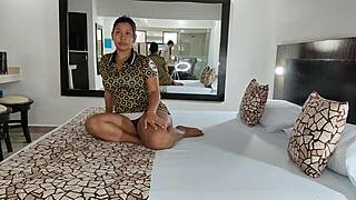 spending time with my stepaunt at home