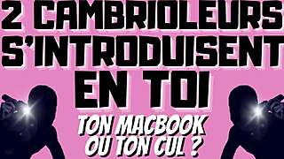 Two Burglars Dominate In Double Penetration