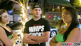 Party turns into a wild fuck fest with teens and bisexual friends banging hard with monster cocks.