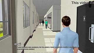 3D animated threesome with an 18-year-old and a 19-year-old