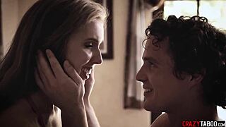 eager milf lena paul bangs a perverted boyfriend savoring every inch of his cock