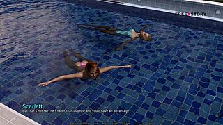3D animated dorm games with step-sis and friends
