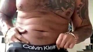 Viktor rom dances naked, masturbates his bbc with dirty talk?