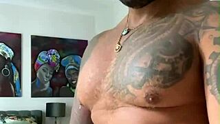 Viktor rom dances naked, masturbates his bbc with dirty talk?