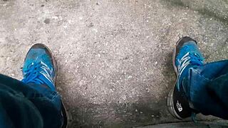 Gay Brasileiro Masturbates in the Woods!