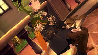 garden collei genshin impact, that hentai babe in nature.