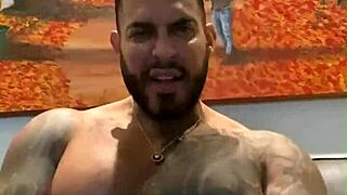 Viktor rom dances naked, masturbates his bbc with dirty talk?