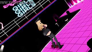 Bismarck Shakes Her Big Tits And Ass In 3D Hentai