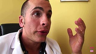 Blonde Bitch Gets Facial From Doctor After Believing Change