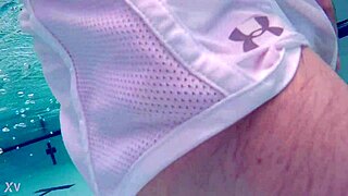 XnxxJohn Pool Boy Shows Off See-Thru Cock