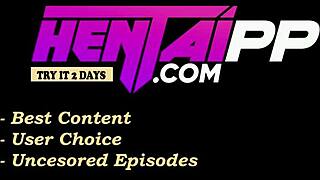 Young and innocent stepsis gets her first taste of pleasure in a hentai-style video