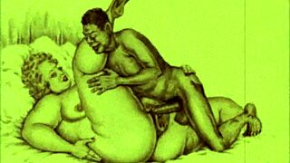 Vintage erotic illustration sparks curiosity with its retro charm and hidden allure.