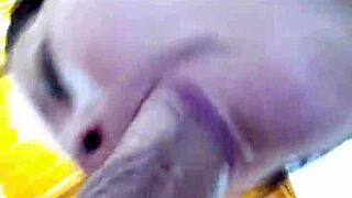 Asian Teen Chokes On Pastor's Cock During Church Visit