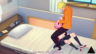 Koikatsu Sakura Naruto Have Uncensored Sex with Monster Cock